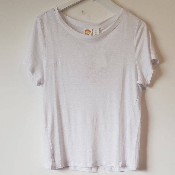 C&C California Linen Top - Picture 2 of 3